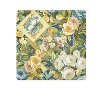 EtherSpher Sciarpa quadrata Design Art Nouveau Style Cosmetici Sacchetti Panno Autoadesivo Viaggio Toiletry Organizer Wrap 21.7 X 21.7 Wrapper Trucco Per Le Donne, Sciarpa quadrata modello design