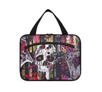 EtherSpher Scythe Of Death appeso borse da viaggio con gancio, designer multifunzionale trucco borsa per viaggiatore zaino in spalla organizador de maquillaje para L, falce della morte, Large