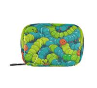 EtherSpher Simpatico astuccio per medicine con bruco, con scomparti staccabili, comodo portapillole da viaggio