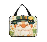 EtherSpher St.patrick Cartoon Green Dwarf appeso cosmetici borse da viaggio con gancio, essenziali di design appeso borse da toilette per il viaggio must haves lavoro estuches para maquillaje L