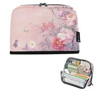 EtherSpher Stile cinese Fiori Pesca Matita Box Grande Capacità Penna Bag Ad Alta Capacità Cancelleria Pen Bag per Teens Scuola lapiceras estuche para ninos