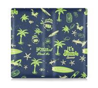 EtherSpher Summer Green Blue Elements Premium Leather Car Registration & Insurance Card Holder Essential Car Wallet Case for Driver Auto Owners Trailer Moto Barca, estate verde blu elementi, 1 size