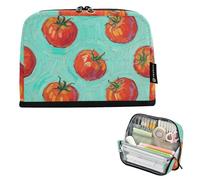EtherSpher Verdura Pomodoro Verde Pittura Matita Astuccio Grande Capacità Make Up Bag Moneta Multiuso per Bambini Materiali per la scuola materna escolares para nina