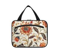 EtherSpher Vintage Flowers Retro appeso borsa per gli uomini che viaggiano con gancio, designer lavabile cura della pelle borsa per gli elementi essenziali per le donne hotel estuche para maquillaje L