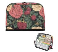 EtherSpher Vintage Rose e Raspberry Matita Astuccio Grande Capacità Trucco Borse Multiuso Moneta per Ragazzi Asilo bolsas para herramientas