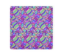 EtherSpher Viola Psichedelico Mistero Toiletries Sacchetti Panno Magico Portatile Trucco Organizzatore Wrap 21.7 X 21.7 Wrapper Organizer Borse Per Le Donne, mistero psichedelico viola, 21.7x21.7in