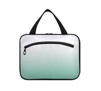 EtherSpher Viola-verde Gradiente appeso oggetti personali borsa da viaggio con gancio, designer chic make up bag per le donne che viaggiano viaggiando maletín para maquillaje L, Gradiente viola-verde
