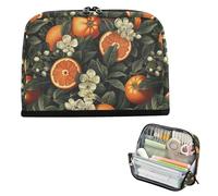 EtherSpher Yummy Pompelmo Design Arancione Verde Matita Caso di Immagazzinaggio Grande Capacità Trucco Borse In Piedi Cancelleria di Stoccaggio per Teen Boys Preppy School estuche para lapices nina