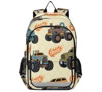EtherSpher Zaino 1 tracolla bambini 8-12: borse leggere per gli uomini in colori assortiti - Boy truck Colorful