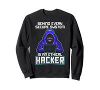 Ethical Hacker Cyber Security Design Sistema Sicuro Felpa