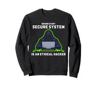 Ethical Hacker Cyber Security Design Sistema Sicuro Felpa