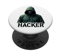 Ethical Hacker Cybersecurity Computer Science Regalo Uomini Donne PopSockets PopGrip Adesivo
