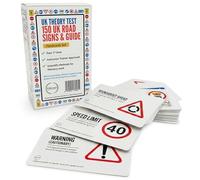 Ethicom UK Road Signs Flash Cards - 150 flashcard per test teorici della guida del Regno Unito | Aiuto allo studio per conducenti studenti | Test di teoria del Regno Unito 2025 revisione, regalo di