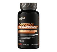 ETHICSPORT Caffeina Suprema 200 mg di Caffeina a rilascio modulato con NEWCAFF, EnXtra, Teanina e Taurina - utile per lucidità mentale e concentrazione - 30 capsule vegetali