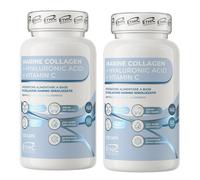 Ethicsport Collagene Marino Promo 2 x 100 cps Con Acido Ialuronico e Vitamina C