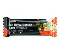 EthicSport - Creamy and Crunchy - Barretta proteica da 30 g - Gusto: Cioccolato bianco e Nocciola - Alimento pensato per chi vuole rimanere in forma o per chi si allena costantemente