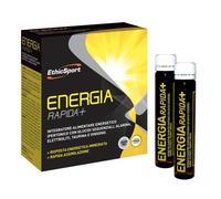 EthicSport Energia Rapida+ - Integratore energetico per il recupero rapido, 10 flaconcini da 25 ml