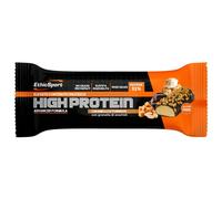 EthicSport High Protein - Barretta proteica al caramello e fondente per il supporto muscolare, 45 g