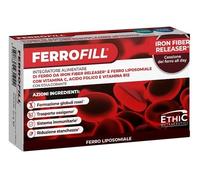 EthicSport Integratore Ferrofill ferro a lento rilascio, 30 compresse