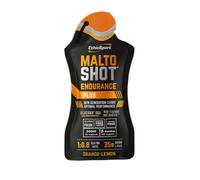 EthicSport MaltoShot Endurance Plus - Gel energetico per la resistenza gusto arancia e limone, 50 ml