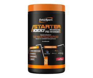 EthicSport STARTER 1000 NEW GENERATION PRE WORKOUT GUSTO ARANCIA ROSSA 400 G