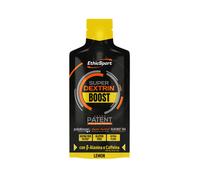 EthicSport Super Dextrin Boost - Gel energetico al limone per l'energia prolungata, 30 ml