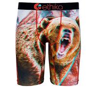 Ethika Momma Orso 3D Psichedelico Fiocco Fit Uomo Boxer Slip Intimo UMS171