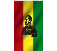 Ethiopia Emperor Haile Selassie Bandiera Di All'Aperto 90X150Cm Tutte Le Stagioni Banner Con Occhielli Bandiera Pirata Per Spiaggia Campionato Dormitorio