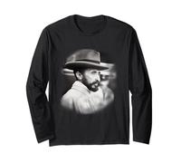 Ethiopian Emperor Young Haile Selassie Face Rasta Maglia a Manica