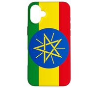Ethiopian Patriotism Inspired Flag of Ethiopia Design Custodia per iPhone 16 Plus