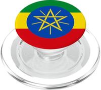 Ethiopian Patriotism Inspired Flag of Ethiopia Design PopSockets PopGrip per MagSafe