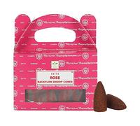 Ethniciti Satya - Coni di incenso originali Nag Champa, confezione da 24 coni (rosa)