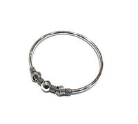 Ethnos Barcelona Bracciale rigido in argento. 5,5 cm Ø