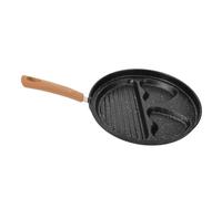 ETHZZLE Frittatrice Antiaderente Piccola Padella Per Pancake E Uova Mini Fornello Portatile Buon Trasferimento Termico Design A Fessure Per Cucina Domestica