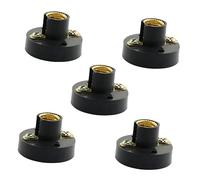 ETHZZLE Portalampada a Vite Per Esperimenti Di Fisica, Strumento Didattico Elettrico Per Scuole Elementari e Medie, Set Da 5 Pezzi Per Circuiti Educativi e Laboratori Scientifici