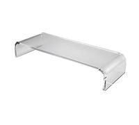 ETHZZLE Supporto Monitor Trasparente in Acrilico Alzatina Desktop Organizer per Ripiano Elevato per Scrivania Ufficio Porta Monitor e Accessori Ergonomico per Casa e Lavoro