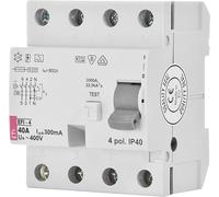 ETI EFI-P4, interruttore differenziale 4 poli, 25 A, 0,5 A, tipo A, ad azione istantanea