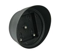 EtiamPro Cappuccio riflettore per barriera luminosa, schermo solare per riflettore serie PEM, rotondo nero, compatibile con riflettori rotondi e quadrati, migliora la stabilita di rilevamento