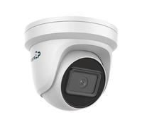 EtiamPro Telecamera di rete IP Dome, telecamera di sorveglianza, 4 MP, LED IR, visione notturna 30 m, obiettivo varifocale, tecnologia WDR, funzione PoE, app Guarding Vision, per interni ed esterni,