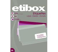 ETIBOX 119769-4000 etichette bianche autoadesive - 52,5x29,7 mm - Stampanti: Laser, Copiatrici, Ad inchiostro - Angoli dritti.