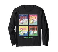 Etica Spaghetti Cartoon Character Art Maglia a Manica