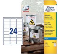 ETICH. POLIESTERE BIANCO 63.5X33.9
