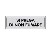 ETICHETTA ADESIVA 150X50 SI PREGA DI NON FUMARE