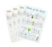 Etichetta Adesivo Di Tracciamento Del Libro Della Bibbia: 4 Etichette Adesive Per Il Pannello Di Biblici, Organizzatore Del Di Lettura Delle Scritture, Accessorio Di Pianificazione