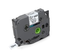 Etichetta bianca TZE 12mm TZ231 TZ TACO LAMINATO 231 TZ 231 131 Black su bianco compatibile con Pt H110 Etichetta Maker(Black on Pastel Blue)