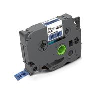 Etichetta bianca TZE 12mm TZ231 TZ TACO LAMINATO 231 TZ 231 131 Black su bianco compatibile con Pt H110 Etichetta Maker(Black on Blue)