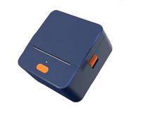 Etichetta Bluetooth Netum stampante stampante termica portatile per etichette di stampa compatibile con etichetta per etichetta termica etichetta tascabile(P1 Printer Blue)