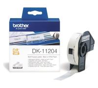 Brother DK-11204 nastro per etichettatrice Nero su bianco