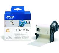 Etichetta Brother DK-11207 - Nero su bianco (58 mm x 58 mm)