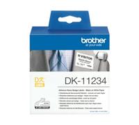 Etichetta Brother DK- 11234 - Nero su bianco